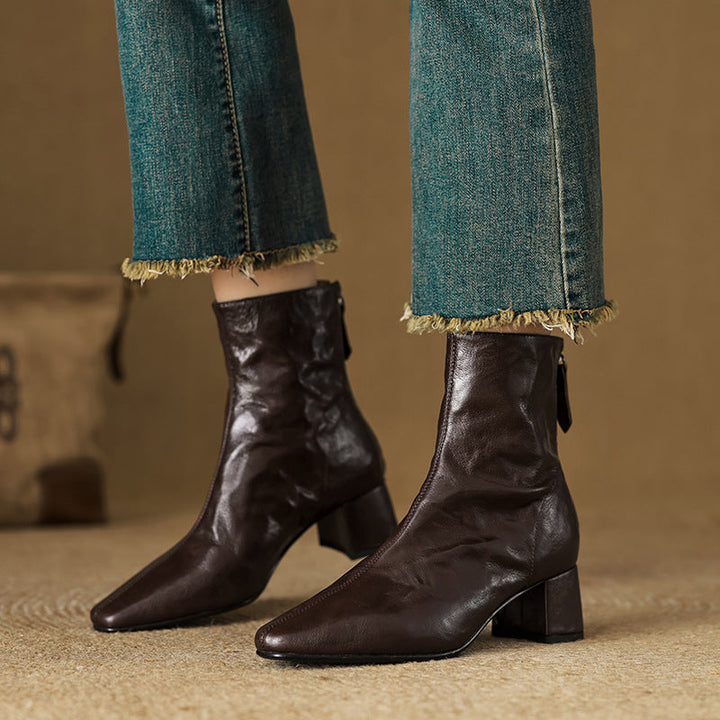 Livia Genuine Leather Boots