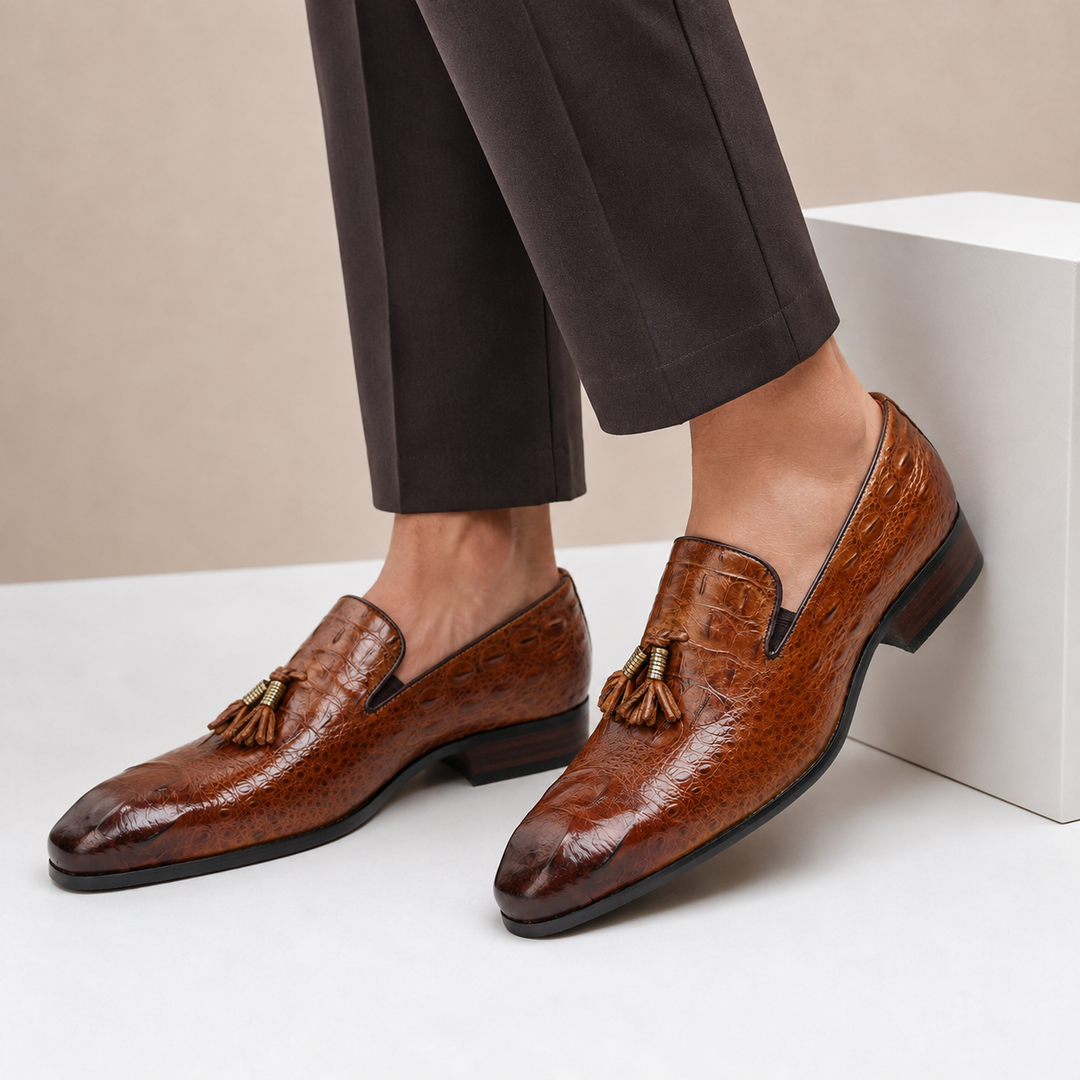 Marco Cowhide Leather Loafers