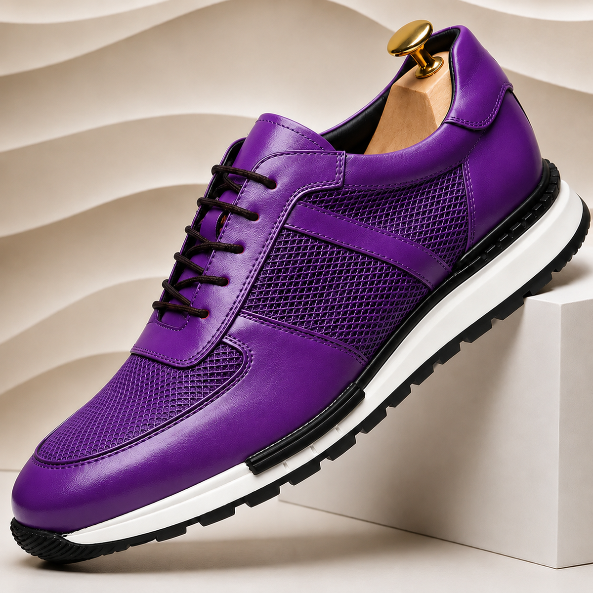 Marzani Cowhide Leather Sneakers