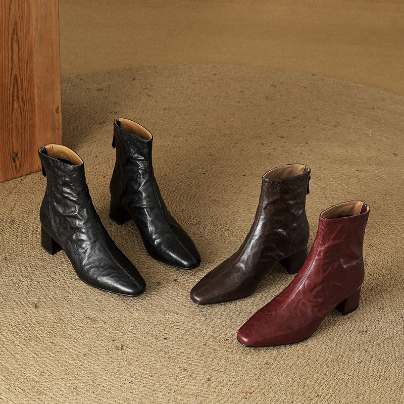 Livia Genuine Leather Boots