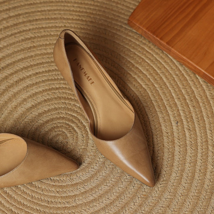 Amara Genuine Leather Heels