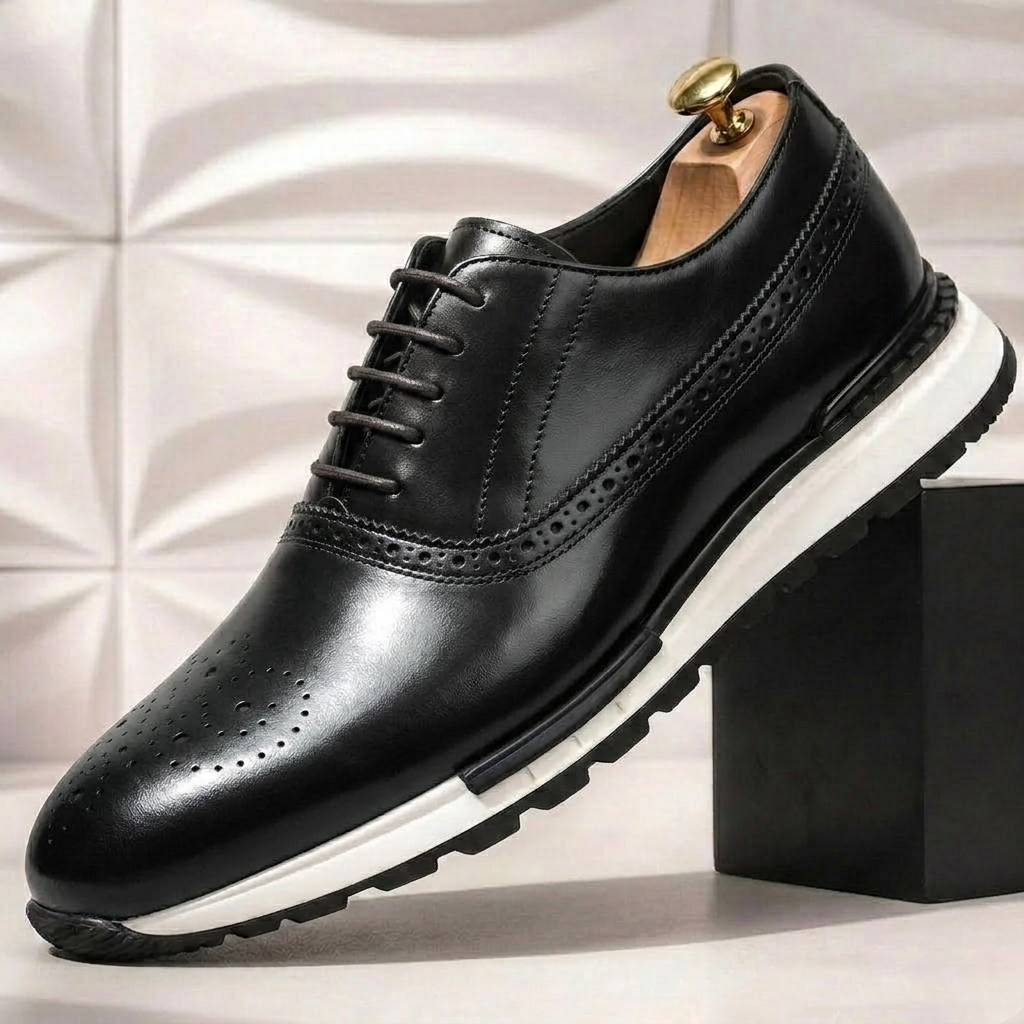 Aveltoni Cowhide Leather Sneakers