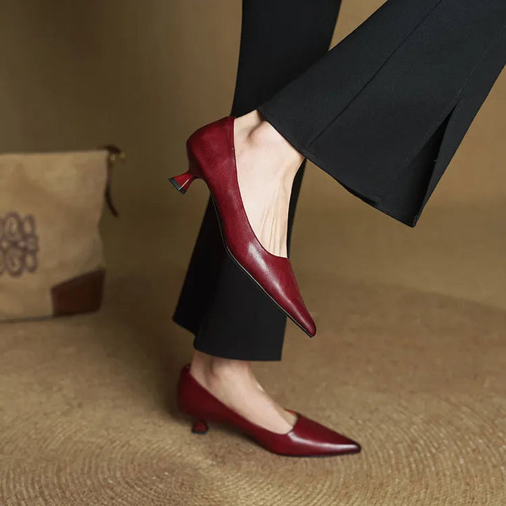 Sienna Genuine Leather Heels