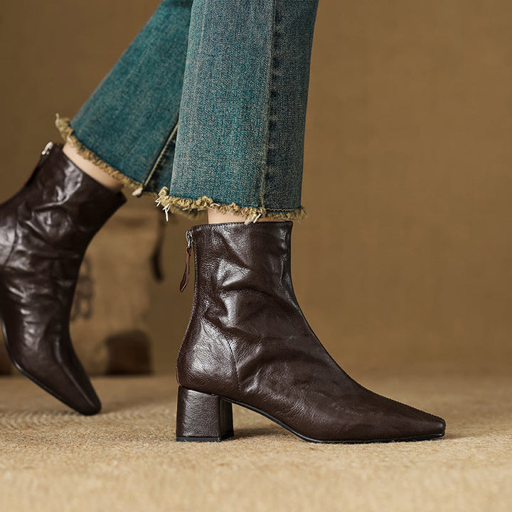 Livia Genuine Leather Boots