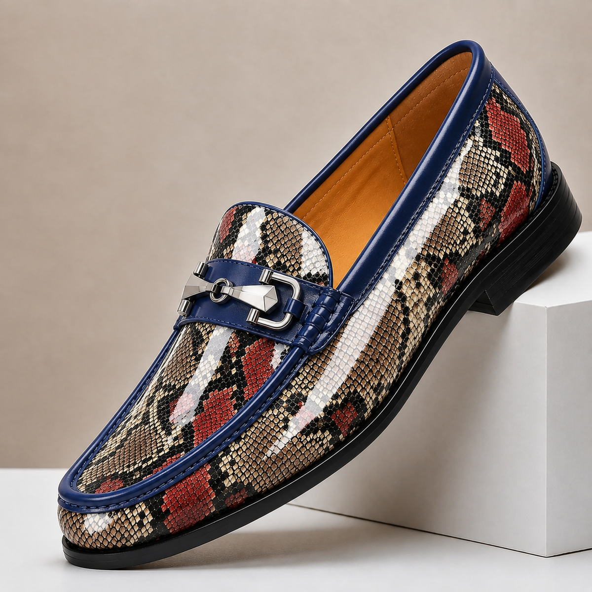 Talani Cowhide Leather Loafers