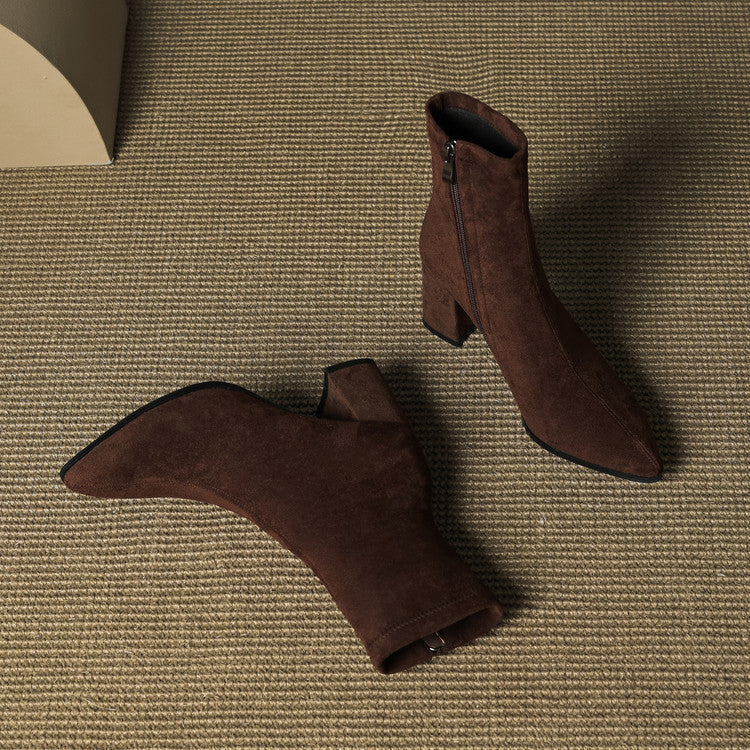 Mara Genuine Suede Boots