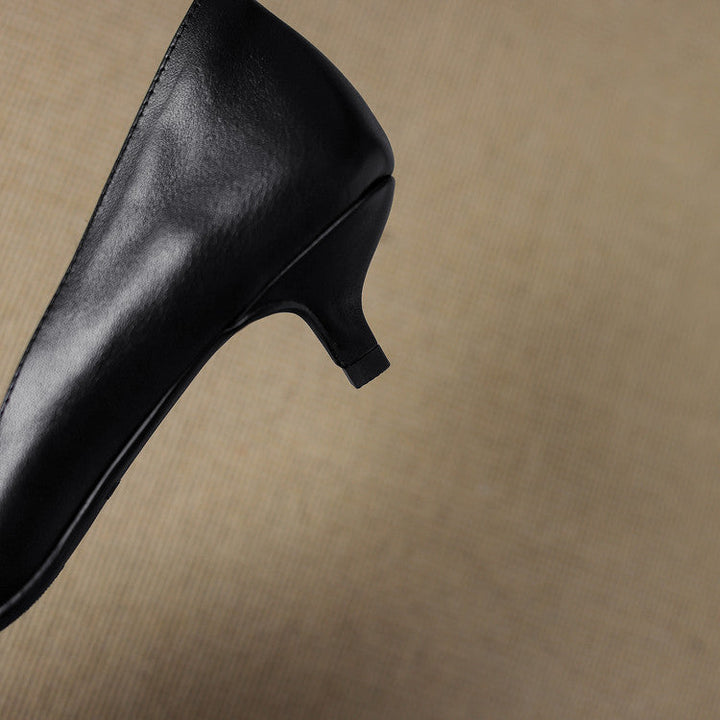 Nadia Genuine Leather Heels