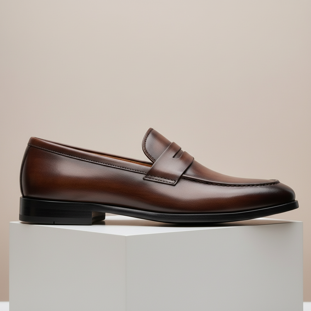 Tavrani Cowhide Leather Loafers
