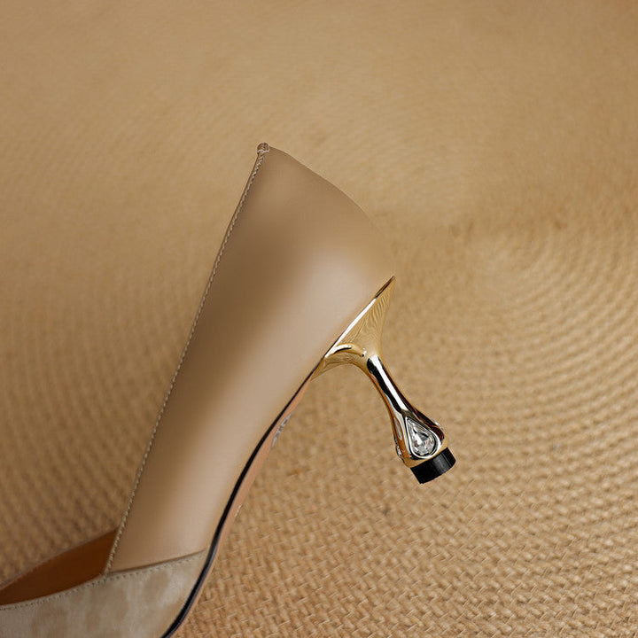 Adria Genuine Leather Heels