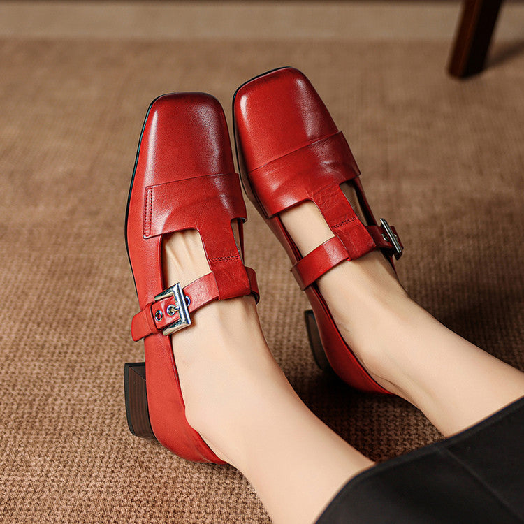 Sofia Genuine Leather Heels