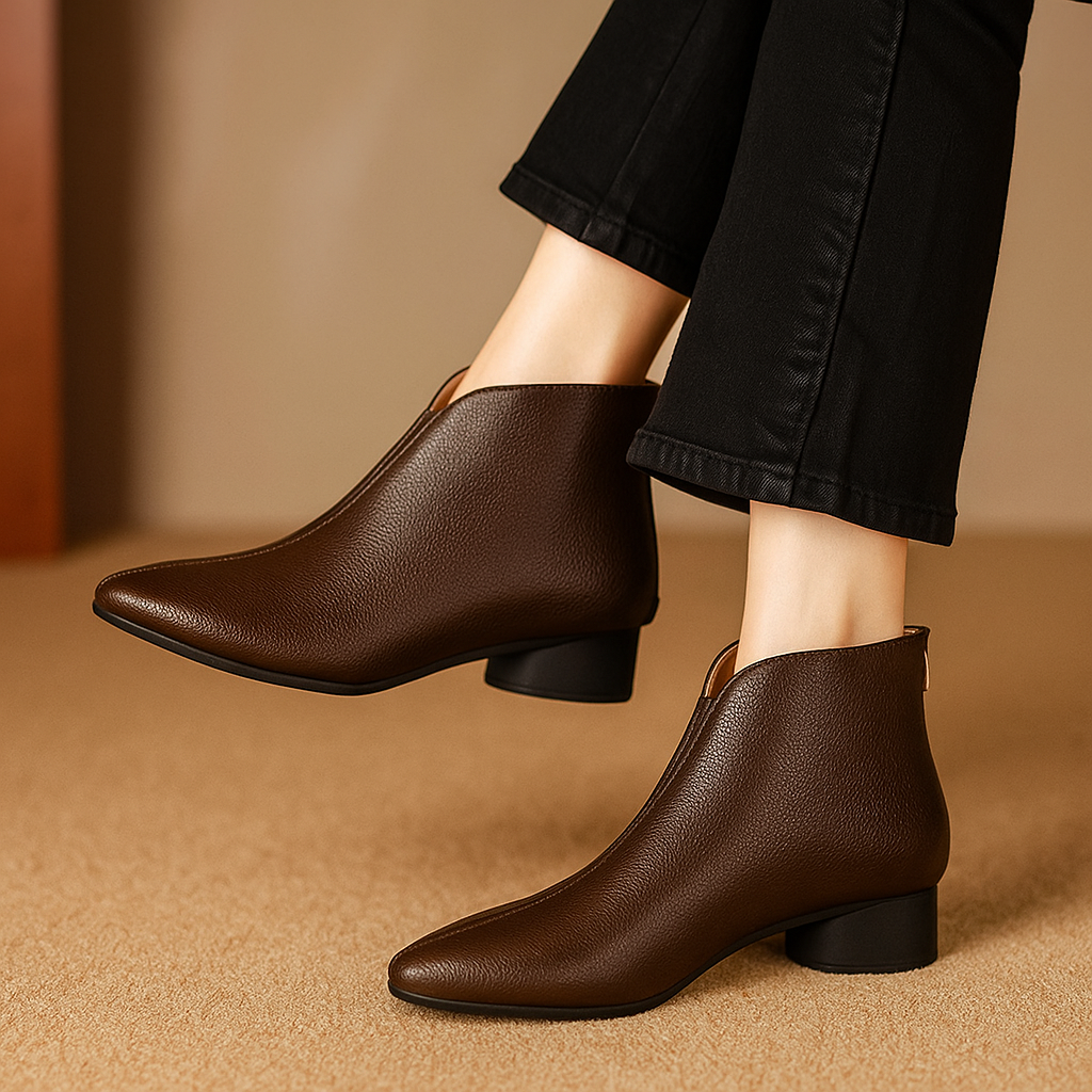Tavessa Genuine Leather Boots