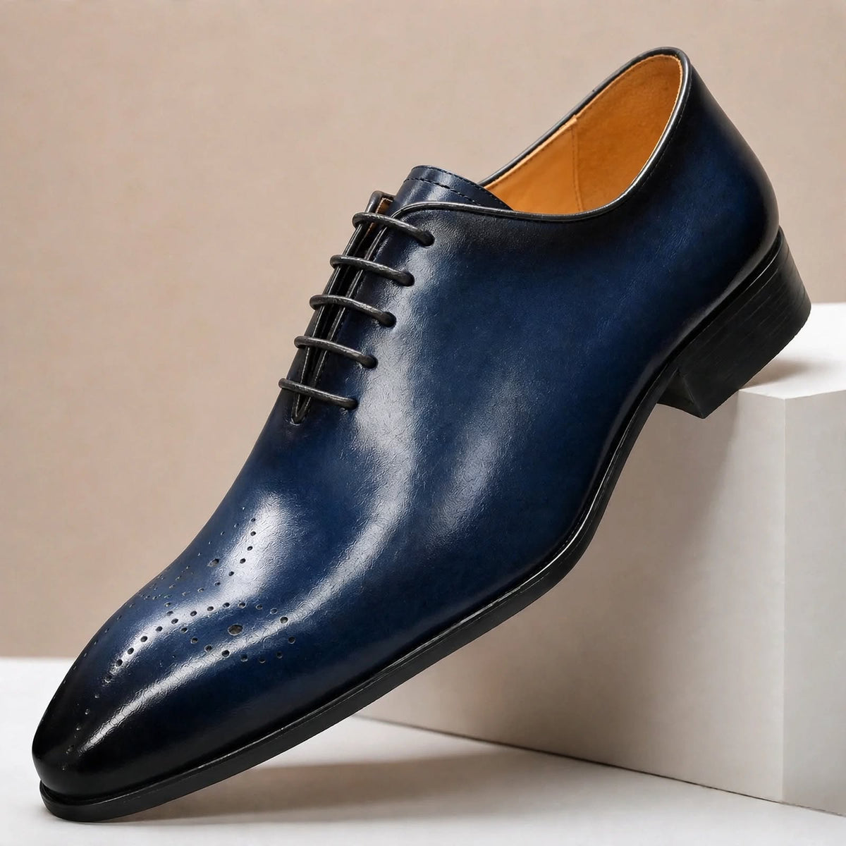 Tavelli Cowhide Leather Shoes