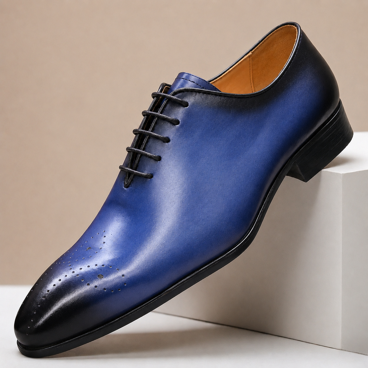 Tavelli Cowhide Leather Shoes