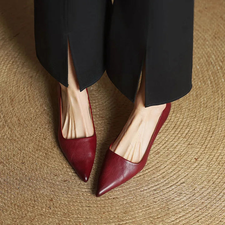 Sienna Genuine Leather Heels