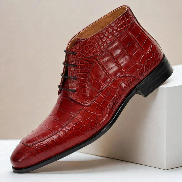 Farentino Cowhide Leather Boots