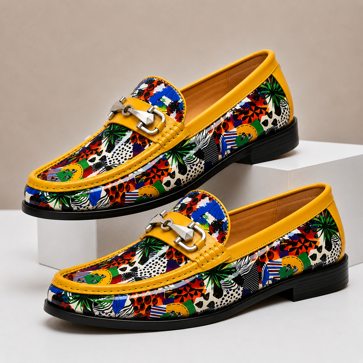 Talani Cowhide Leather Loafers