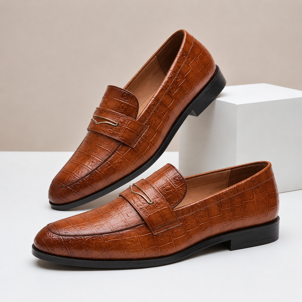 Montari Genuine Leather Loafers
