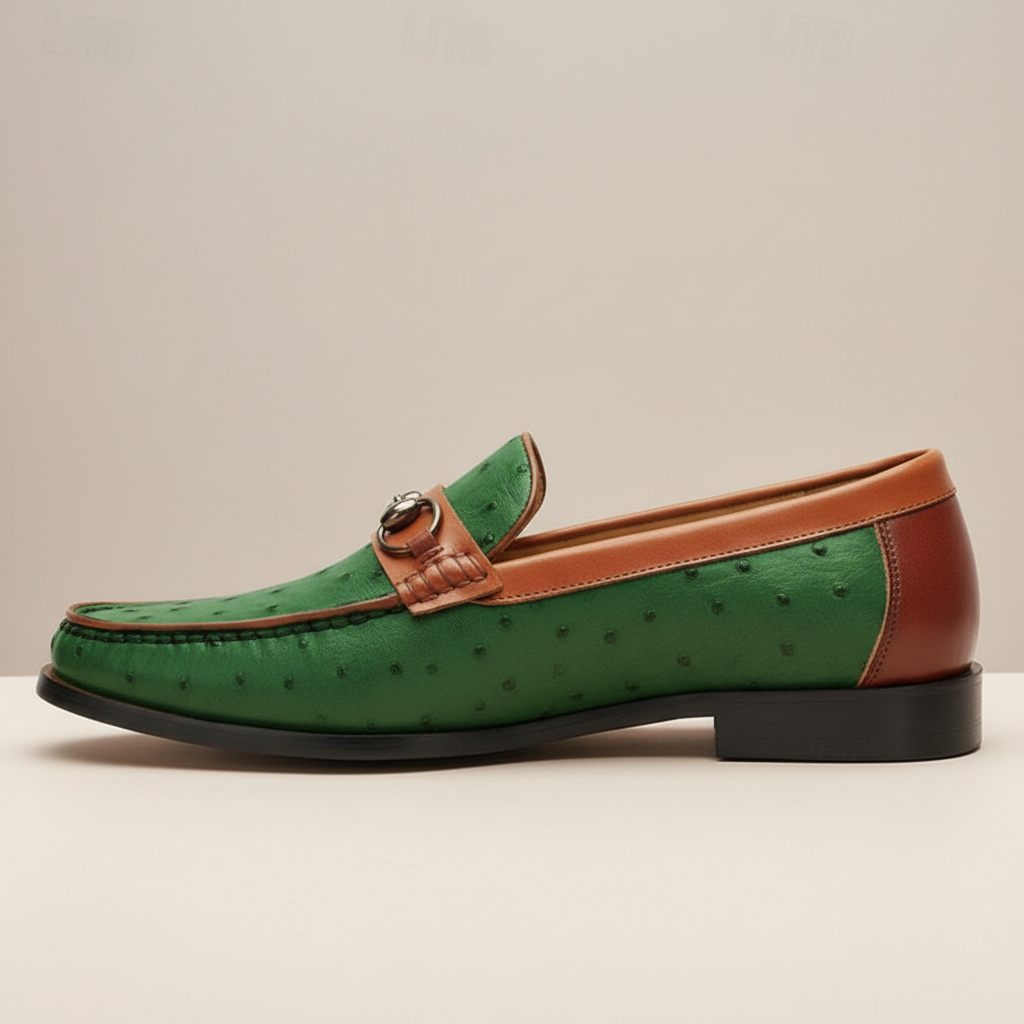 Elvanti Cowhide Leather Loafers