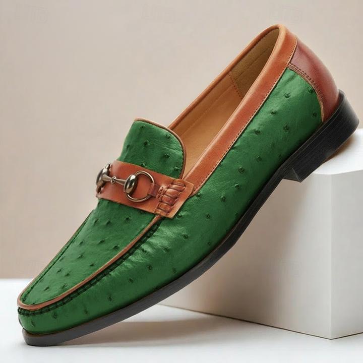 Elvanti Cowhide Leather Loafers