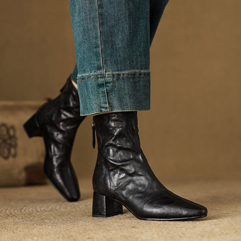 Livia Genuine Leather Boots
