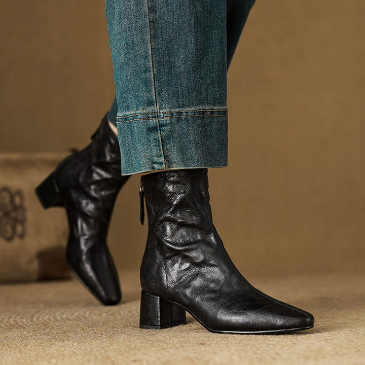Livia Genuine Leather Boots