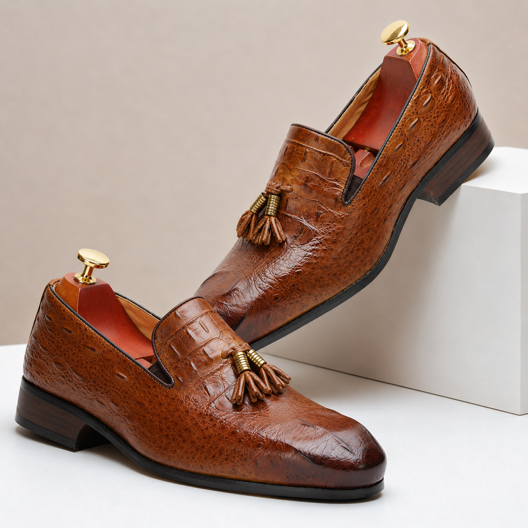 Marco Cowhide Leather Loafers