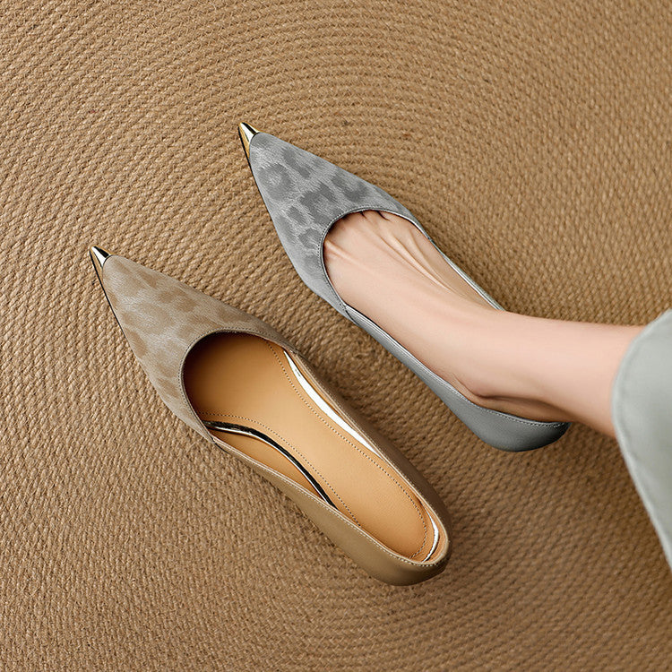 Adria Genuine Leather Heels
