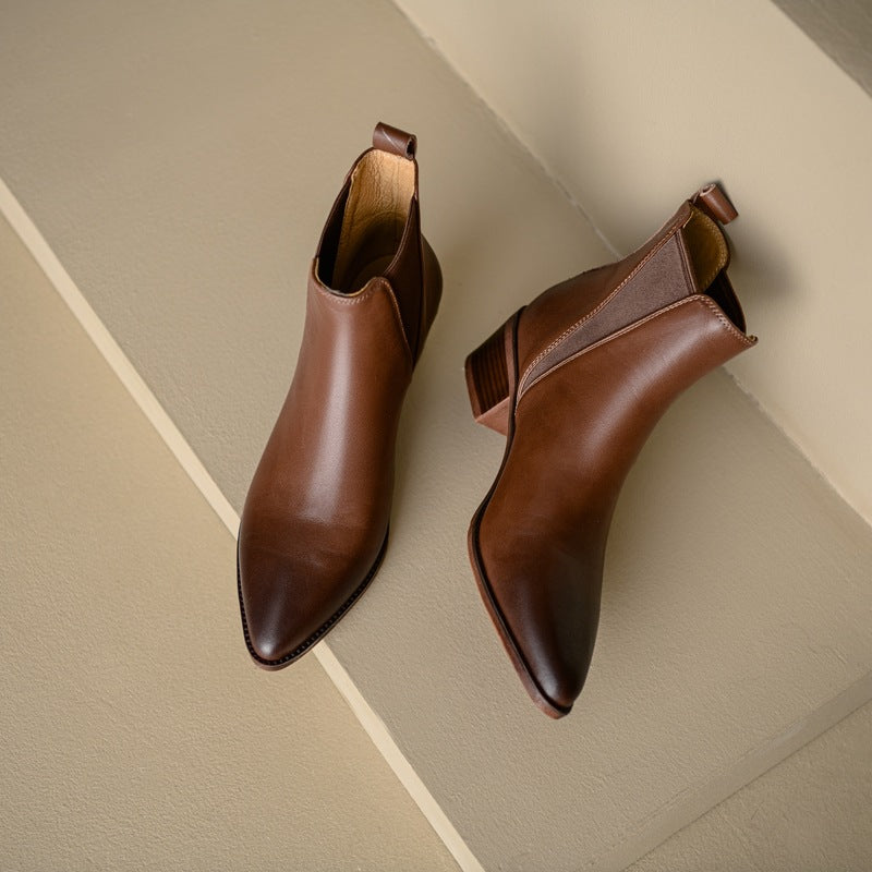 Faye Genuine Leather Boots