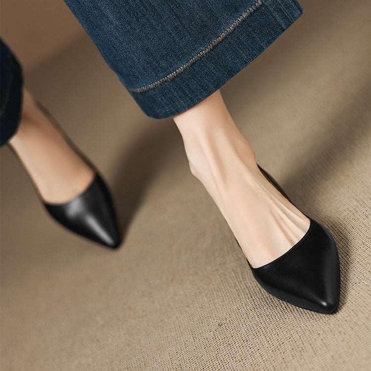 Zella Genuine Leather Heels