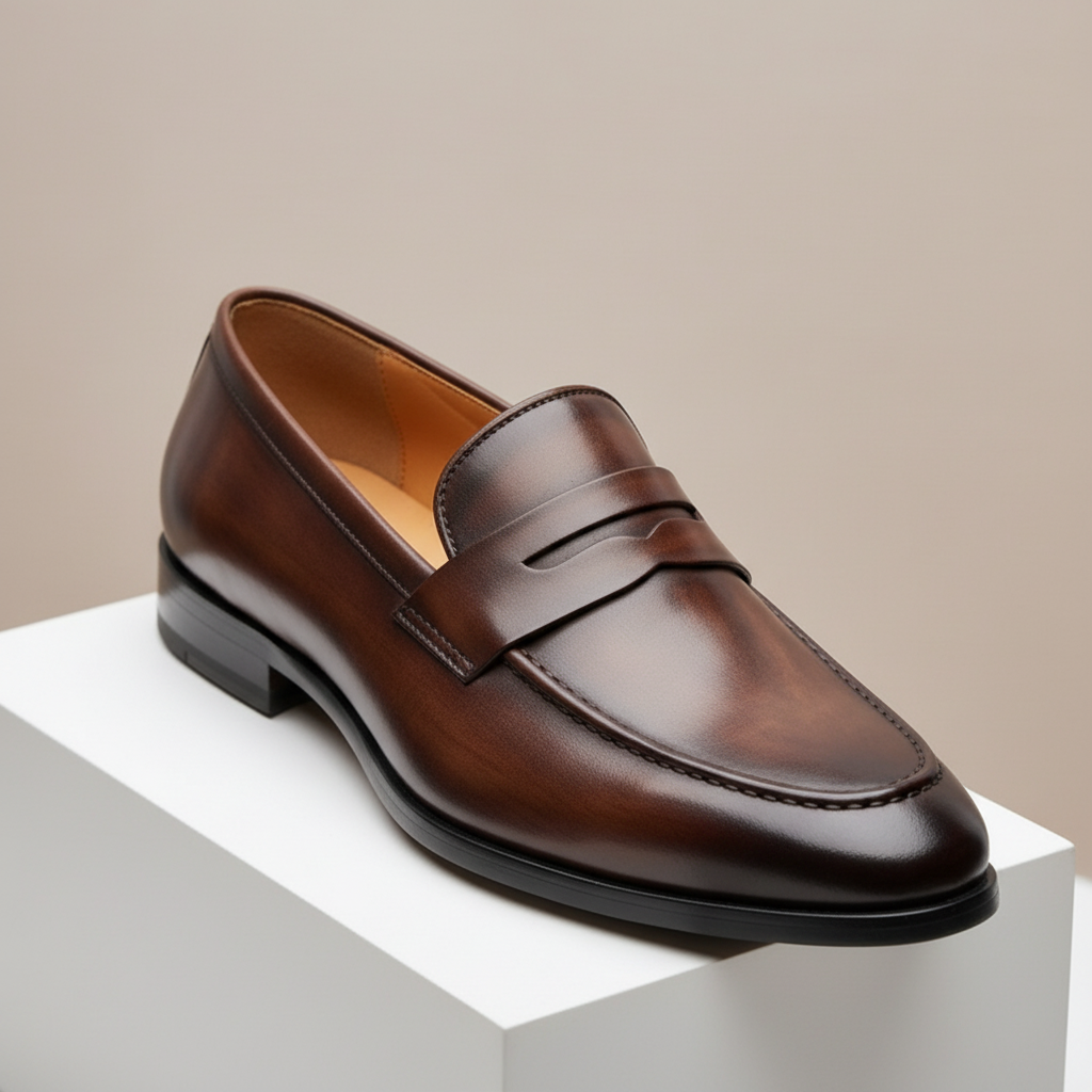 Tavrani Cowhide Leather Loafers