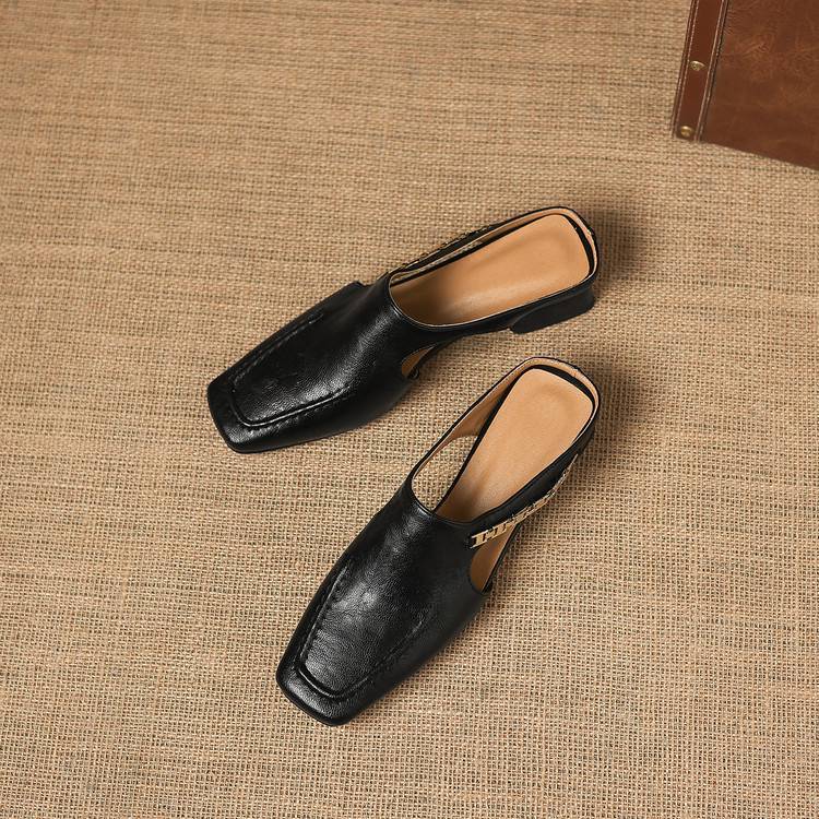 Isla Genuine Leather Mules