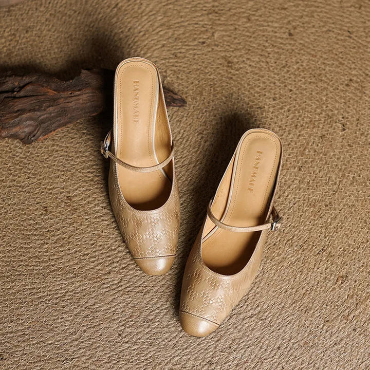 Nora Genuine Leather Mules