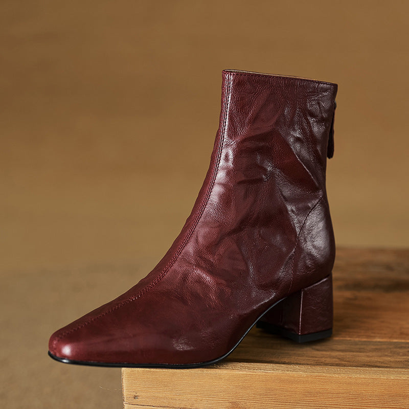 Livia Genuine Leather Boots