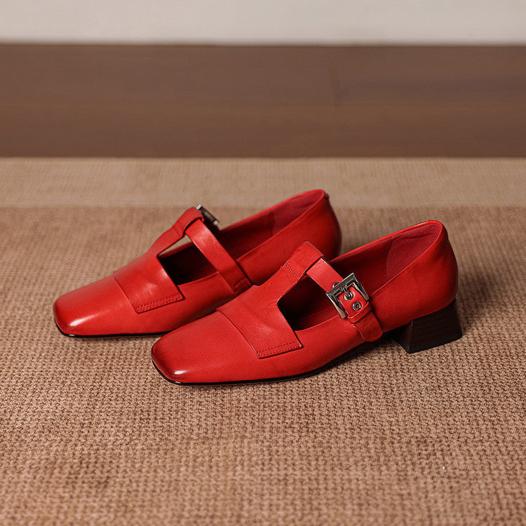 Sofia Genuine Leather Heels