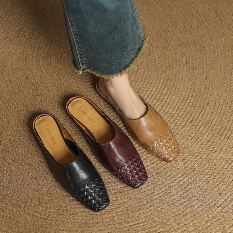 Mira Genuine Leather Mules