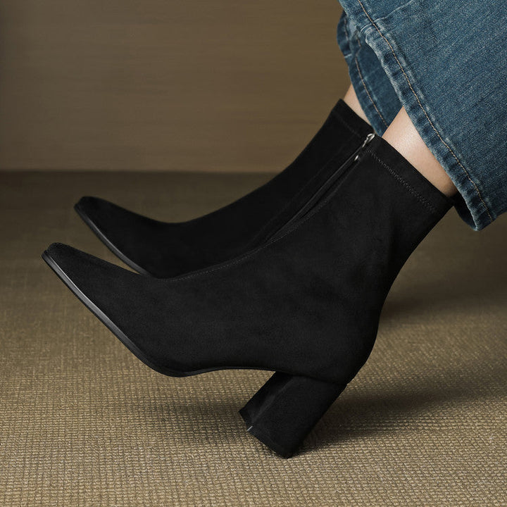 Mara Genuine Suede Boots