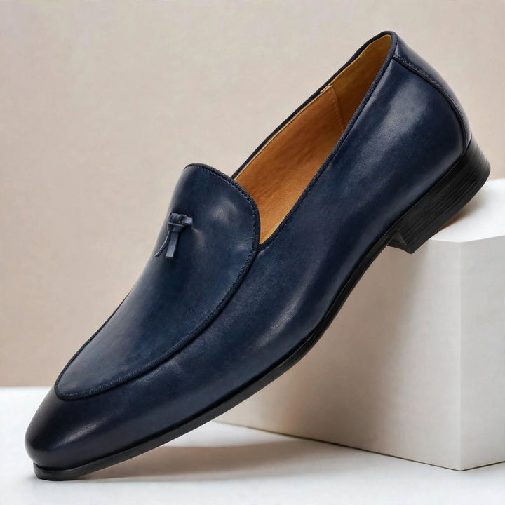 Brisanti Cowhide Leather Loafers