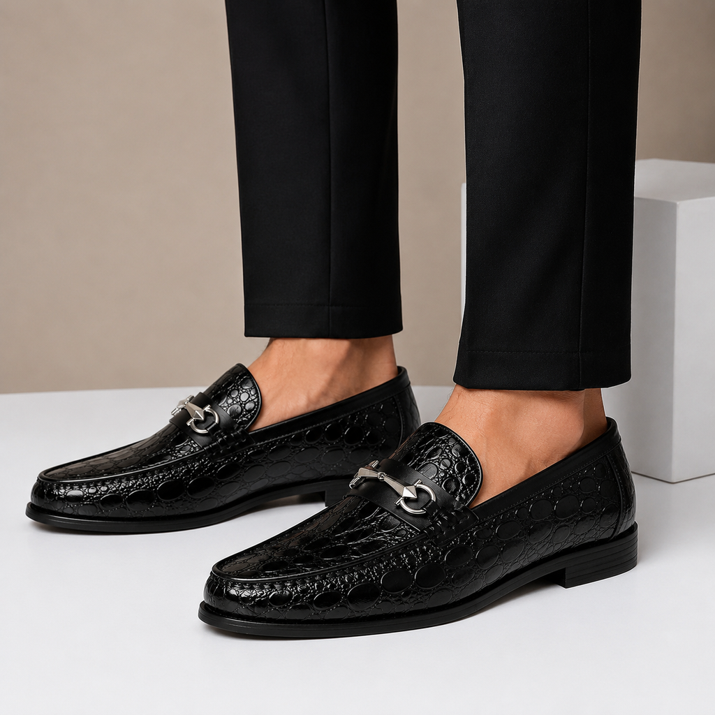 Ferrano Cowhide Leather Loafers