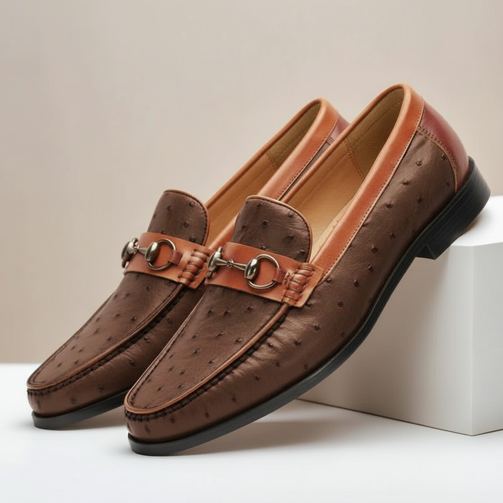 Elvanti Cowhide Leather Loafers