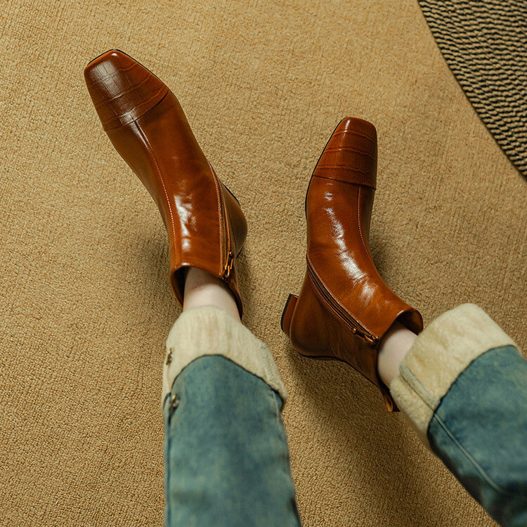 Leona Genuine Leather Boots