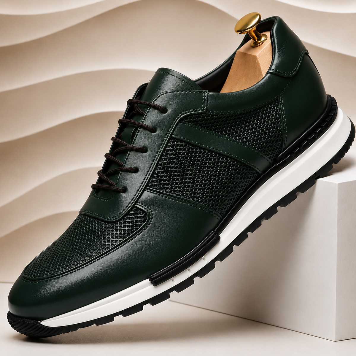 Marzani Cowhide Leather Sneakers