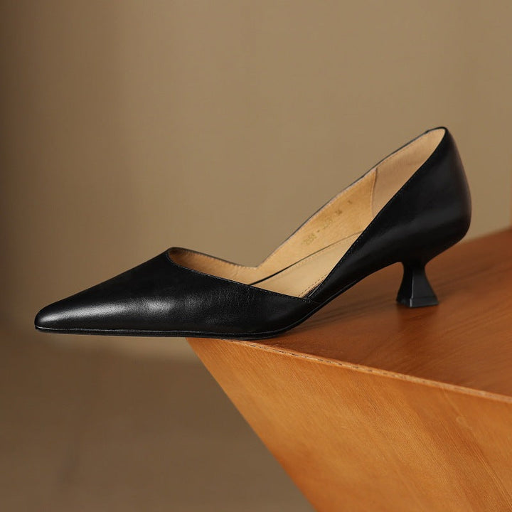 Amara Genuine Leather Heels