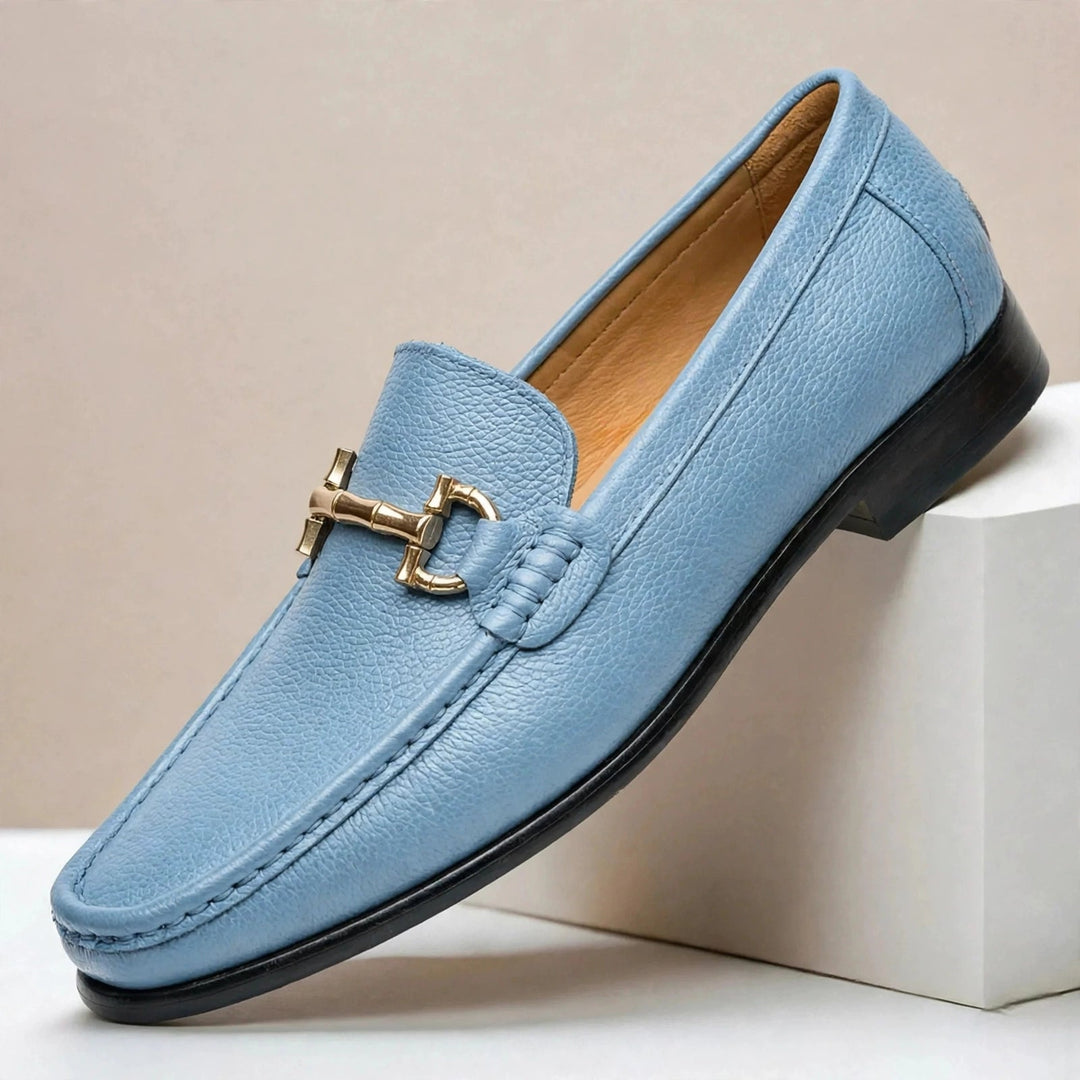 Marvento Cowhide Leather Loafers