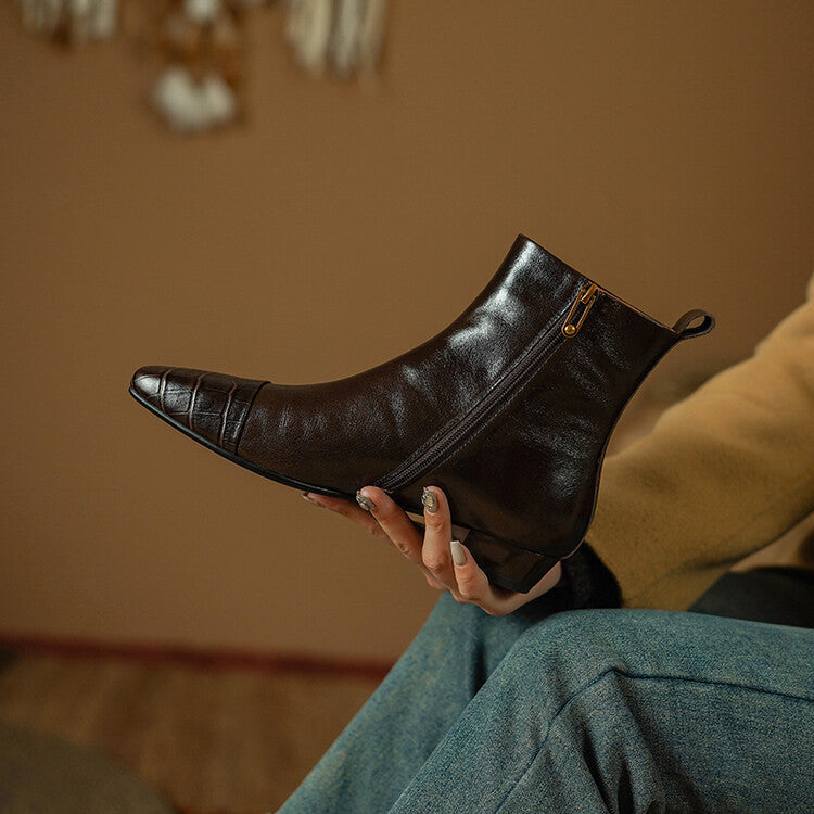 Leona Genuine Leather Boots