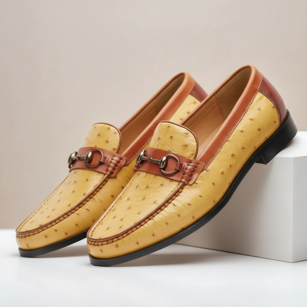 Elvanti Cowhide Leather Loafers