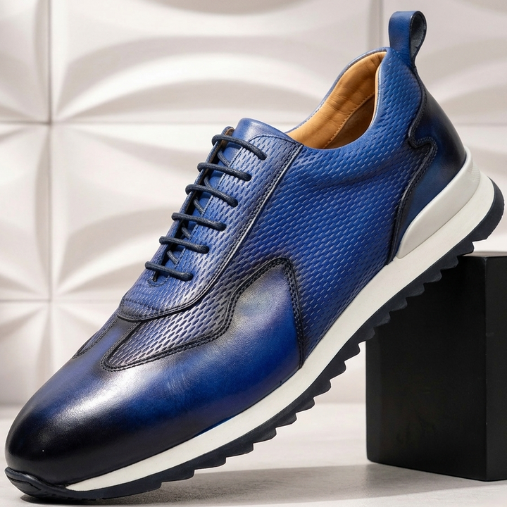 Valciani Cowhide Leather Sneakers