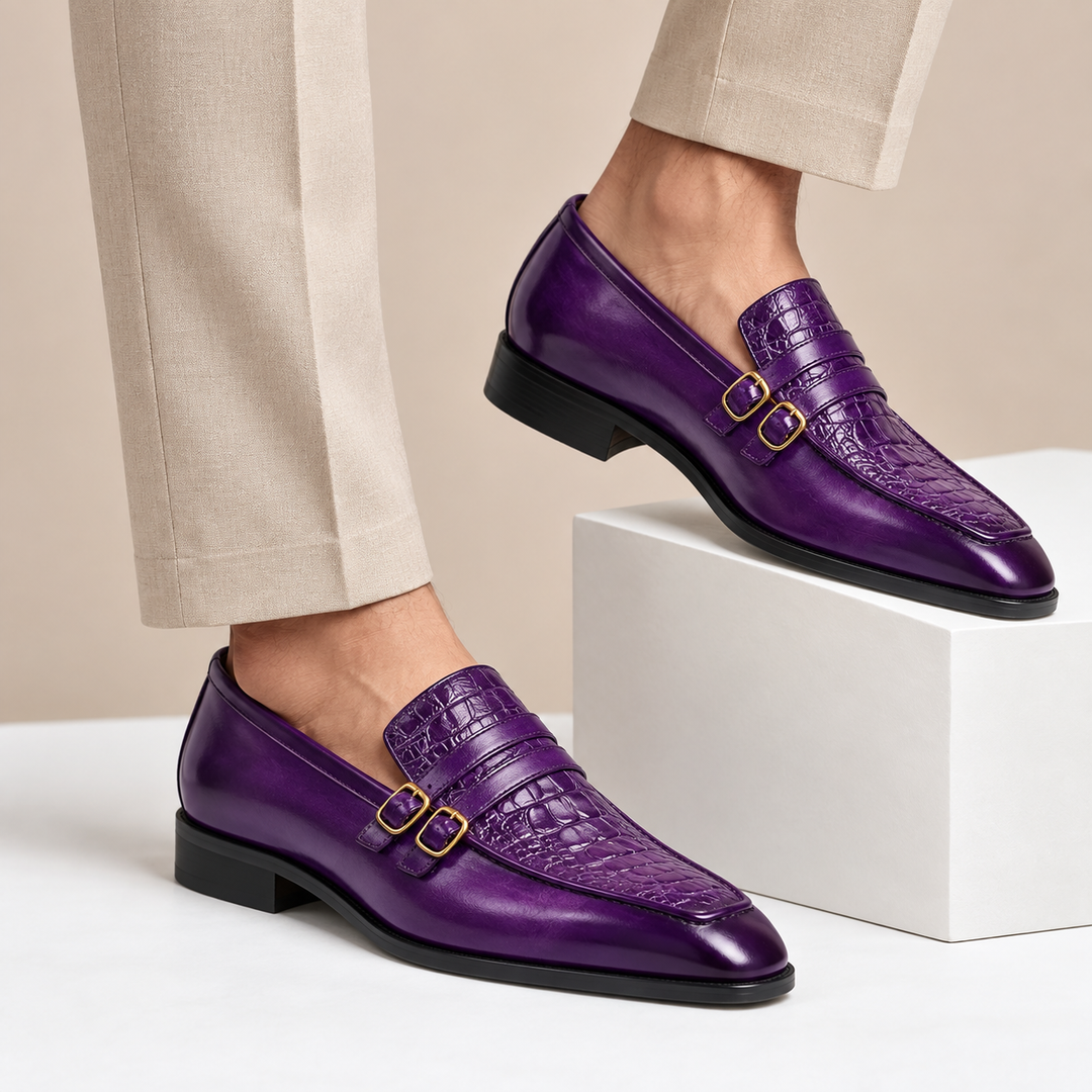 Cavenzo Cowhide Leather Loafers