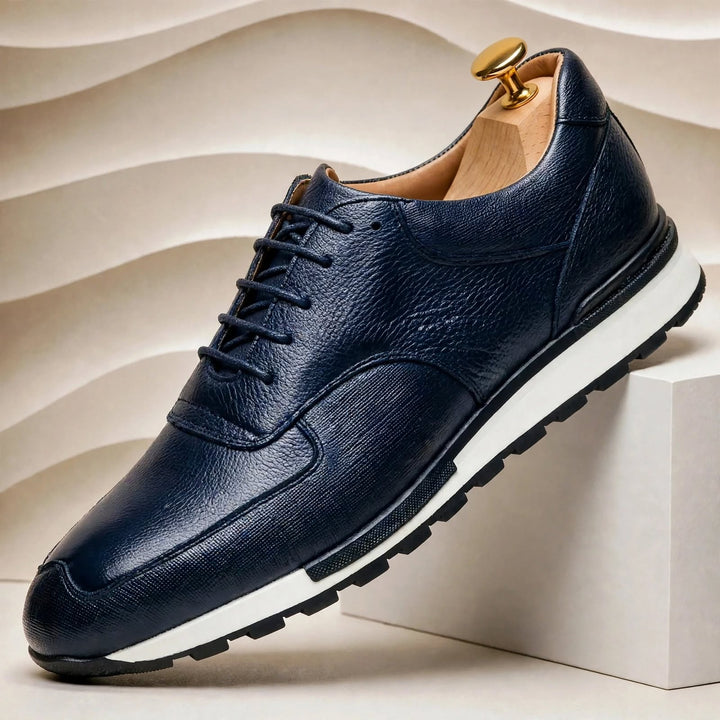 Marceno Cowhide Leather Sneakers