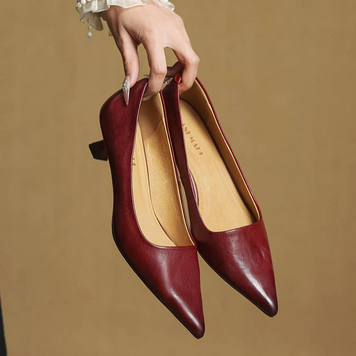 Sienna Genuine Leather Heels