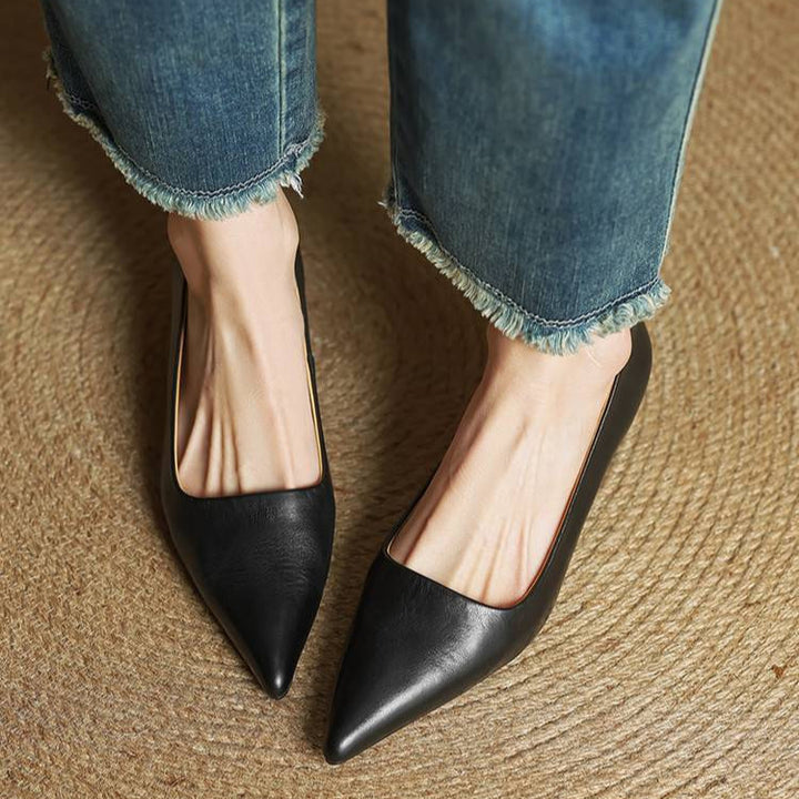 Sienna Genuine Leather Heels